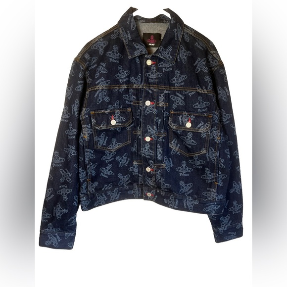 Palace x Vivienne Westwood Indigo Denim Jacket Size XS - Picture 3 of 8